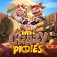 Three Crazy Piggies игра